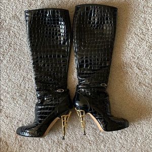 Giuseppe Zanotti vero cuoio leather boots